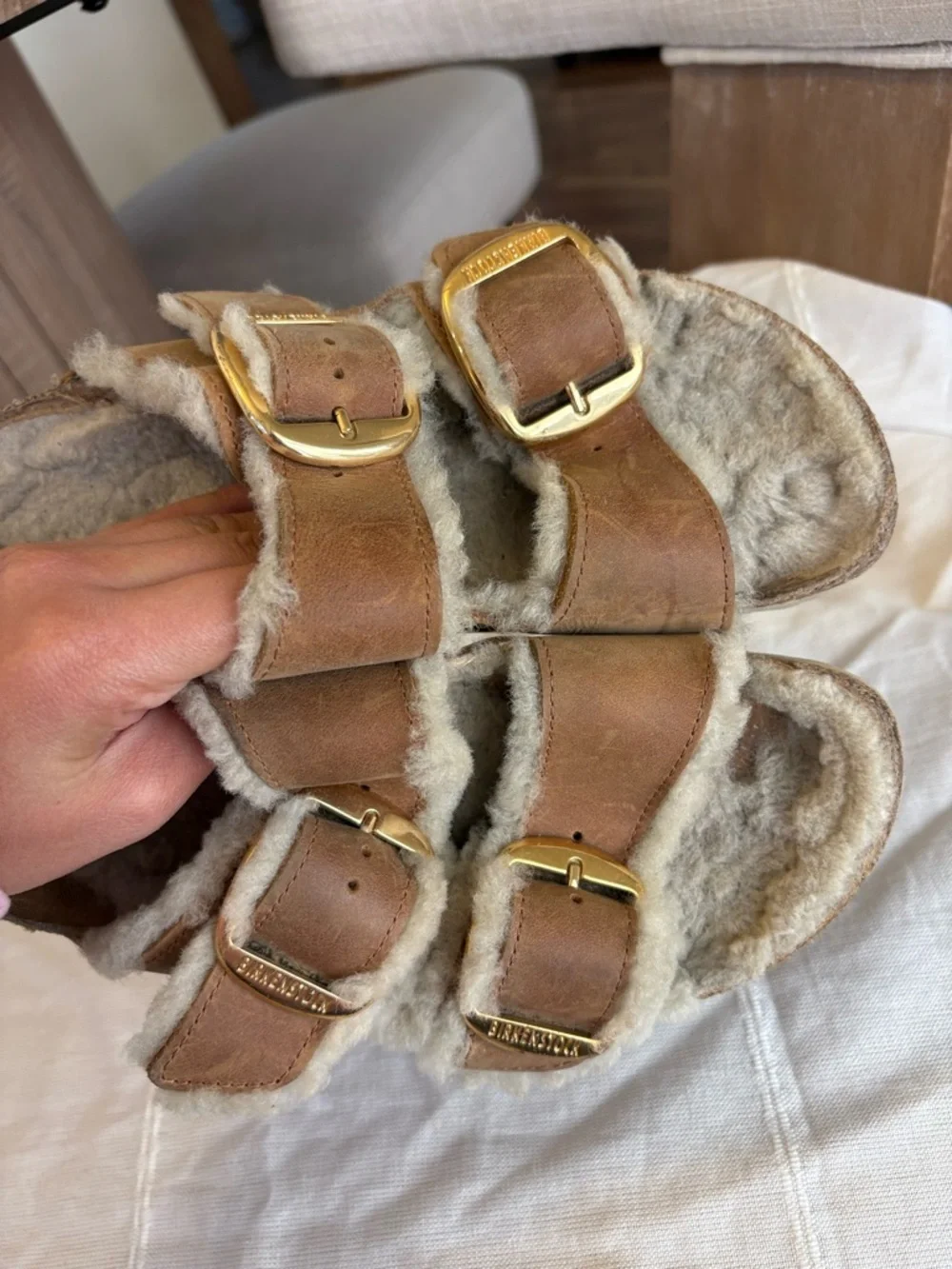 Birkenstock Arizona‎ Big Buckle Shearling